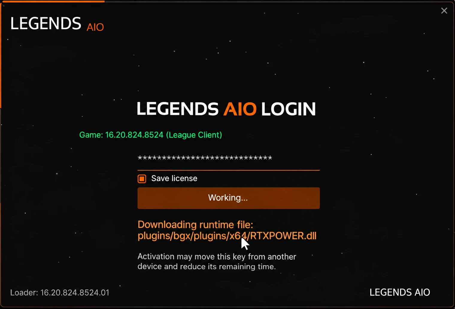 Key PVAIO ( LS + RTX )